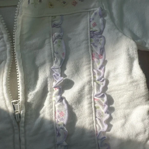 Disney White and Lavender Raincoat for Kids - Picture 3 of 4